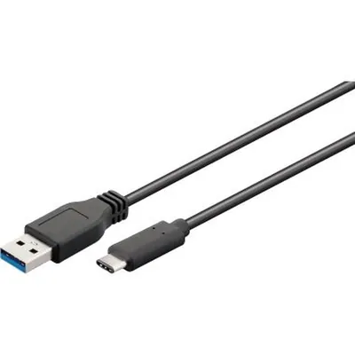 Produktbild von goobay® - Goobay USB-Kabel SuperSpeed 67890 USB 3.0 1m A/C schwarz