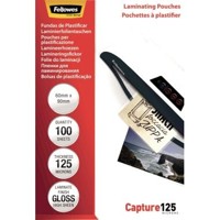 Produktbild von Fellowes - Laminierfolie Capture 125 5397402 90 x 60mm 100er-Pack