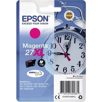 Produktbild von EPSON® - Tintenpatrone C13T27134012 27XL 1.100 Seiten 10,4ml magenta