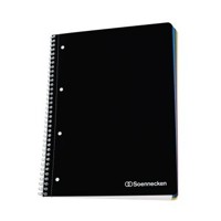 Produktbild von Soennecken - Meetingbook 3096 DIN A4 4fach gelocht 90g/m² schwarz