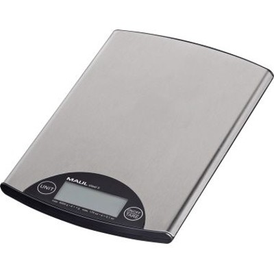 Produktbild von MAUL - Briefwaage steel II 1656096 Batterie 5.000g silber