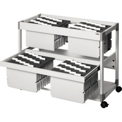 Produktbild von DURABLE - Hängemappenwagen TROLLEY 200 MULTI DUO 379210 lichtgrau