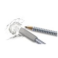 Produktbild von Faber-Castell - Radierer Eraser CAP GRIP 2001 grau/weiß 2er-Pack