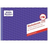 Produktbild von AVERY™ Zweckform - 1772 Wochenbericht DIN A5 quer 80 Blatt