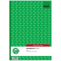 Produktbild von sigel® - Bautagebuch SD63 DIN A4 selbstdurchschreibend 3x 40 Blatt