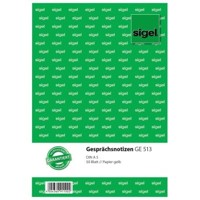 Produktbild von sigel® - Gesprächsnotiz GE513 DIN A5 50 Blatt gelb