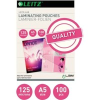 Produktbild von LEITZ® - Laminierfolie 33807 DIN A5 125µm 100 St./Pack.