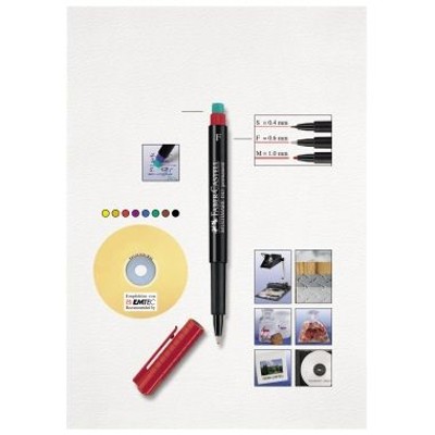 Produktbild von Faber-Castell - CD DVD-Marker MULTIMARK 152363 0,4mm grün