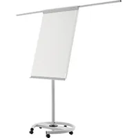 magnetoplan Flipchart de Luxe 12270F13 mobil lichtgrau/weiß Produktbild