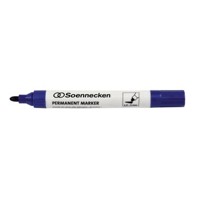 Produktbild von Soennecken - Permanentmarker 3105 4mm Rundspitze blau