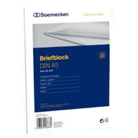 Produktbild von Soennecken - Briefblock 2313 DIN A5 70g rautiert 50 Blatt weiß