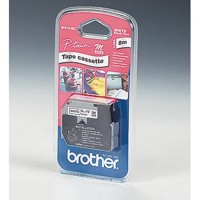 Produktbild von brother - P-touch Schriftbandkassette MK221BZ 9mm x 8m unlaminiert schwarz auf 