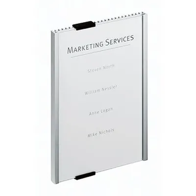 Produktbild von DURABLE - Türschild INFO SIGN 480223 149x148,5mm metallic silber