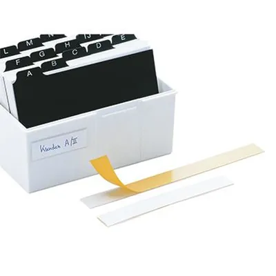 Produktbild von DURABLE - Schilderrahmen SCHILDFIX 803019 20x3cm PVC tr 5er-Pack