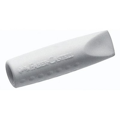 Produktbild von Faber-Castell - Radierer Eraser CAP GRIP 2001 grau/weiß 2er-Pack