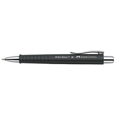 Produktbild von Faber-Castell - Kugelschreiber POLY BALL 241199 M Mine bl Schaft schwarz