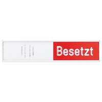 Produktbild von FRANKEN - Frei-Besetz-Anzeige deutsch 102x27,4mm al selbstklebend BS0117