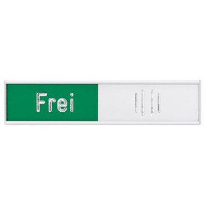 Produktbild von FRANKEN - Frei-Besetz-Anzeige deutsch 102x27,4mm al selbstklebend BS0117