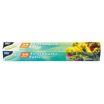 Produktbild von PAPSTAR - Frischhaltefolie 14110 29cm x 30m Faltschachtel transparent