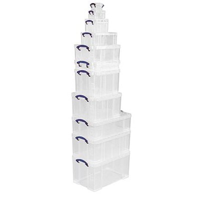 Produktbild von Really Useful Box® - Aufbewahrungsbox 35C 39x31x48cm 35l transparent