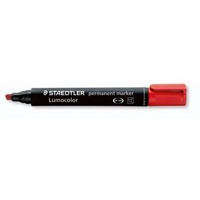 Produktbild von STAEDTLER® - Permanentmarker Lumocolor 350-2 1-5mm Keilspitze rot