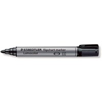 Produktbild von STAEDTLER® - Flipchartmaker Lumocolor 356-9 2mm Rundspitze schwarz