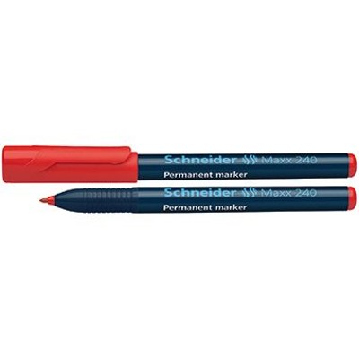 Produktbild von Schneider - Permanentmarker Maxx 240 124002 1-2mm Rundspitze rot