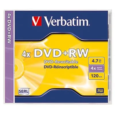 Produktbild von Verbatim® - DVD+RW 43229 4x 4,7GB 120Min. Jewelcase 5er-Pack