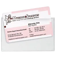 Produktbild von VELOFLEX® - Visitenkartentasche VELOCOLL 2209000 tr 12er-Pack