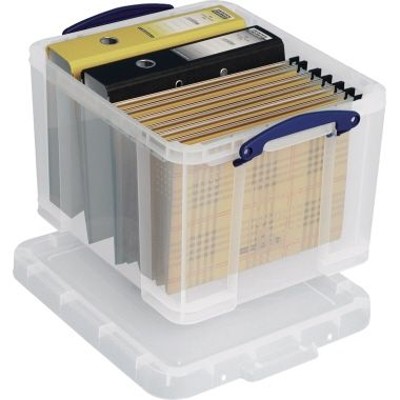 Produktbild von Really Useful Box® - Aufbewahrungsbox 35C 39x31x48cm 35l transparent