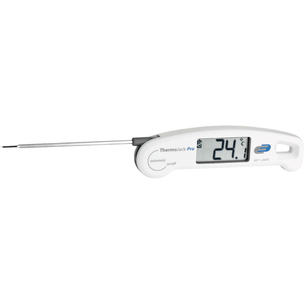 JUMTEC Klappthermometer HACCP weiß, wasserdicht, 110mm Produktbild img1 L