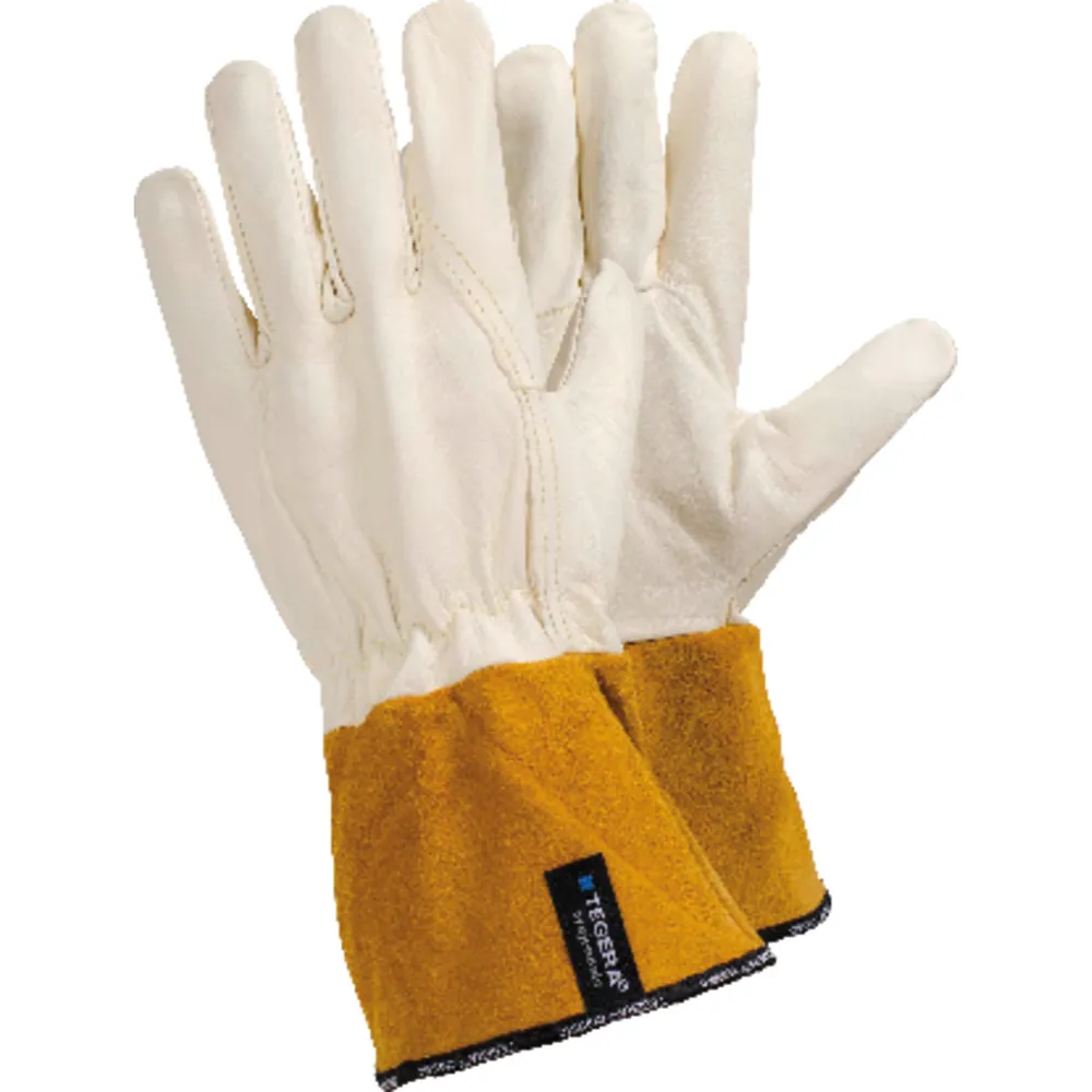 TEGERA Schweißerhandschuh 11CVA, Kat. II, gelb, Größe 10 Produktbild img1 L