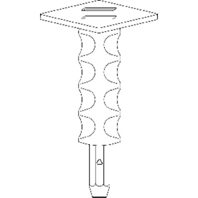 Produktbild von Don Quichotte® - Fixpin Setzeisen, schwarz, 20 x 170mm