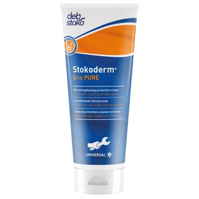 Produktbild von Deb Stoko® - Hautschutzcreme Stokoderm® Grip PURE, 100ml Tube, VE 12 Stück