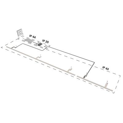 Produktbild von HALEMEIER - Möbel-LED-Anbauleuchte, SlimLine, 900mm, 11,4W, neutralweiß, alumin