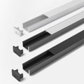 Produktbild von HALEMEIER - Möbel-Einbauprofil,L 3000mm, ChannelLine D2, silberfarbig, Abd. opa
