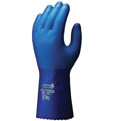 Produktbild von SHOWA® - Mehrzweckhandschuh Temres® 281, blau/blau, Größe XL