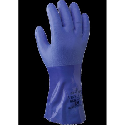 Produktbild von SHOWA® - Chemikalienschutzhandschuh Oil Resistant 660, Kat. III, blau, Größe 9 