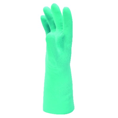 Produktbild von SHOWA® - Chemikalienschutzhandschuh 727, Kat. III, hellgrün, Größe 10 (XL)