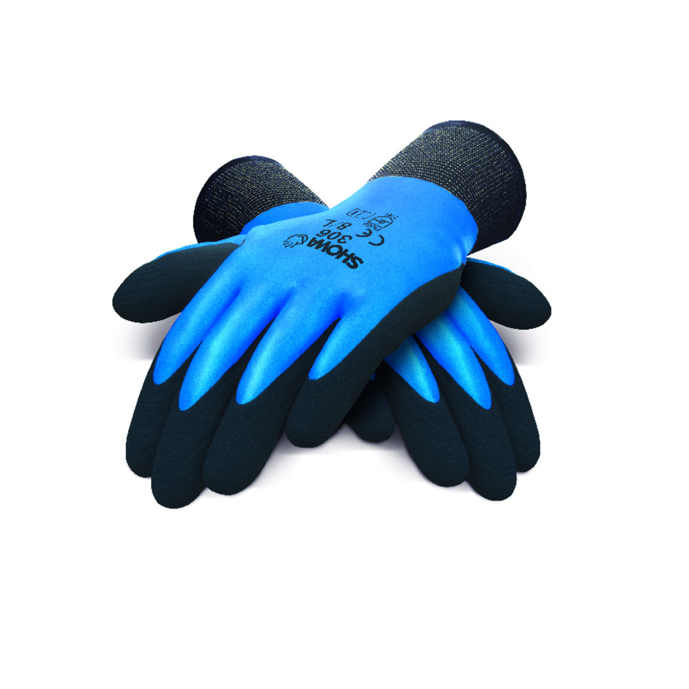 SHOWA® Handschuh 306, blau/schwarz, Größe 8 (L) Produktbild img2 L