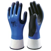 Produktbild von SHOWA® - Mehrzweckhandschuh 377, blau/schwarz, Größe 7 (M)