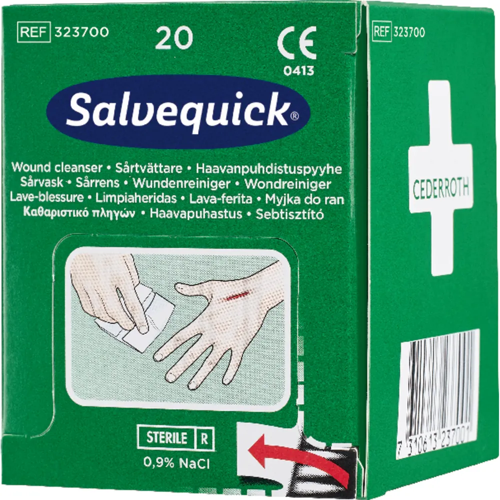 CEDERROTH Salvequick Wundreiniger 20 Stück/Box Produktbild img1 L