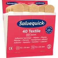 Produktbild von CEDERROTH - Salvequick Nachfüllpack 6x 40 Pflaster Textil