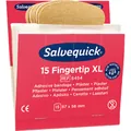 CEDERROTH Salvequick Nachfüllpack 6x 15 Pflaster Fingerspitzen extra groß, 87 x 56mm Produktbild