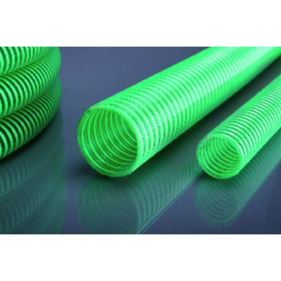 Produktbild von APD - PVC Saug- und Druckschlauch 10 grün/transparent 19x2,4, 50 m