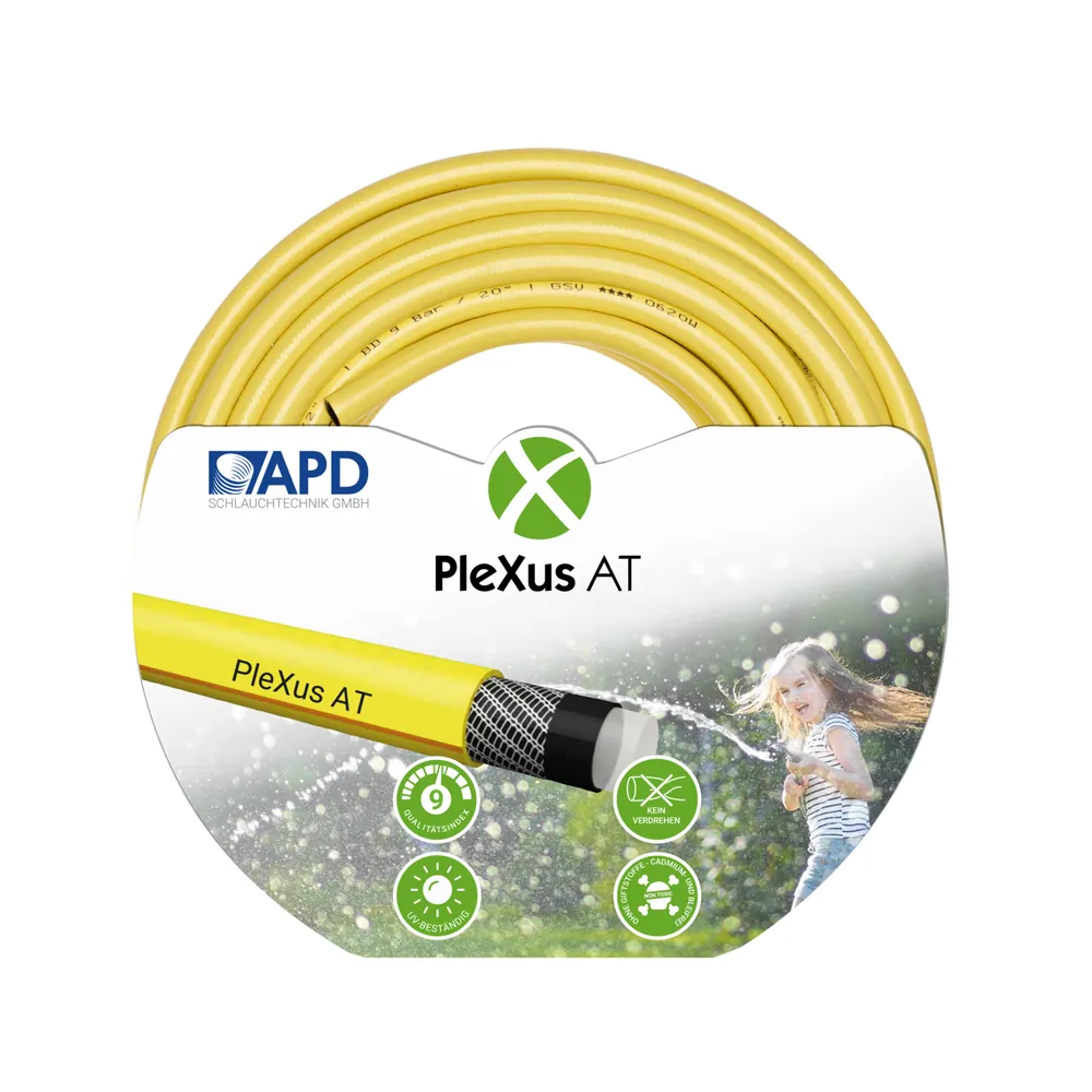 APD Wasserschlauch Plexus AT gelb, mit 2 Klauen-Kupplungen Produktbild img1 L