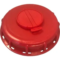 MCC Millennium IBC Innengewinde-Kappe mit Entlüftungsventil in Polypropylen rot, DN 150mm Produktbild