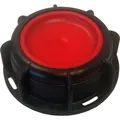 MCC Millennium IBC Innengewinde-Kappe mit Entlüftungsventil, Polypropylen schwarz/rot, IG S60x6 Produktbild