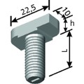 Produktbild von null - Hammerkopfschraube MS 28/15 8.8 galZn M10x 30