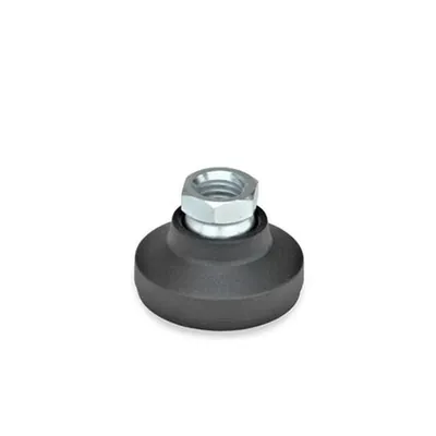 Produktbild von Ganter Norm® - Gelenkfüße, Fuß Kunststoff, Gewindebuchse Stahl (343.3-40-M10-G)